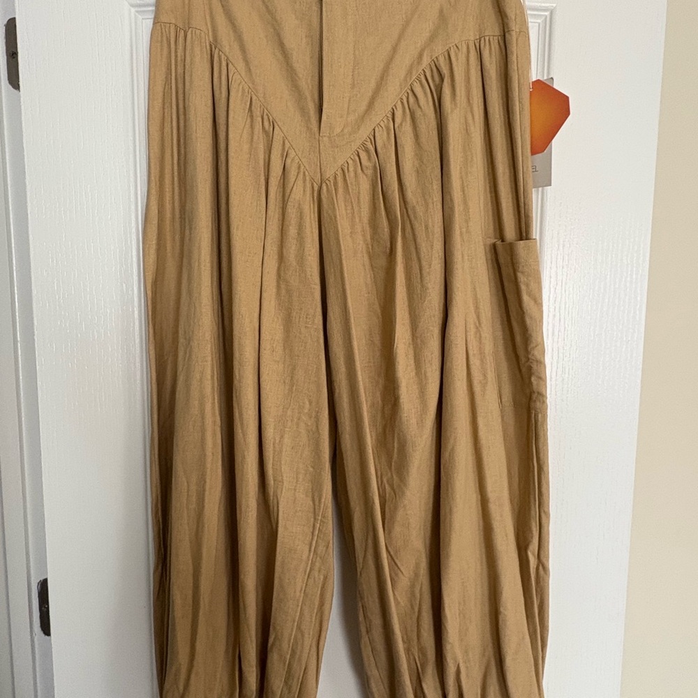 NWT - Fe Noel x Target Women's Yoke High-Rise Harem Pants Khaki - SZ 12